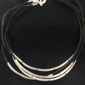 RLM STUDIO SLIDE 4 STRAND LEATHER NECKLACE